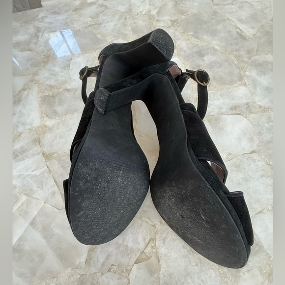 ANTHROPOLOGIE Farylrobin ‘Finella’ Velvet Sandals - Picture 11 of 16